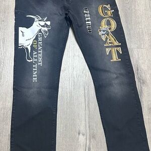 NEW SPARK PREMIUM 40/34 Stretch Distressed Studio Collection Goat